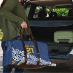 New Zealand Rugby Pacific Custom Travel Bag Kahupeka Maori Kowhaiwhai Pattern - Aussie Hoodie