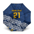 New Zealand Rugby Pacific Custom Umbrella Kahupeka Maori Kowhaiwhai Pattern - Aussie Hoodie