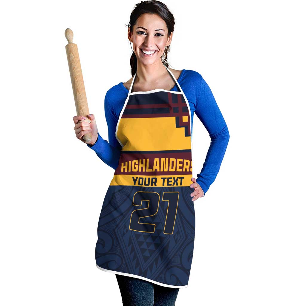 New Zealand Rugby Pacific Custom Apron Kahupeka Retro 2025 Taniko Motif - Aussie Hoodie