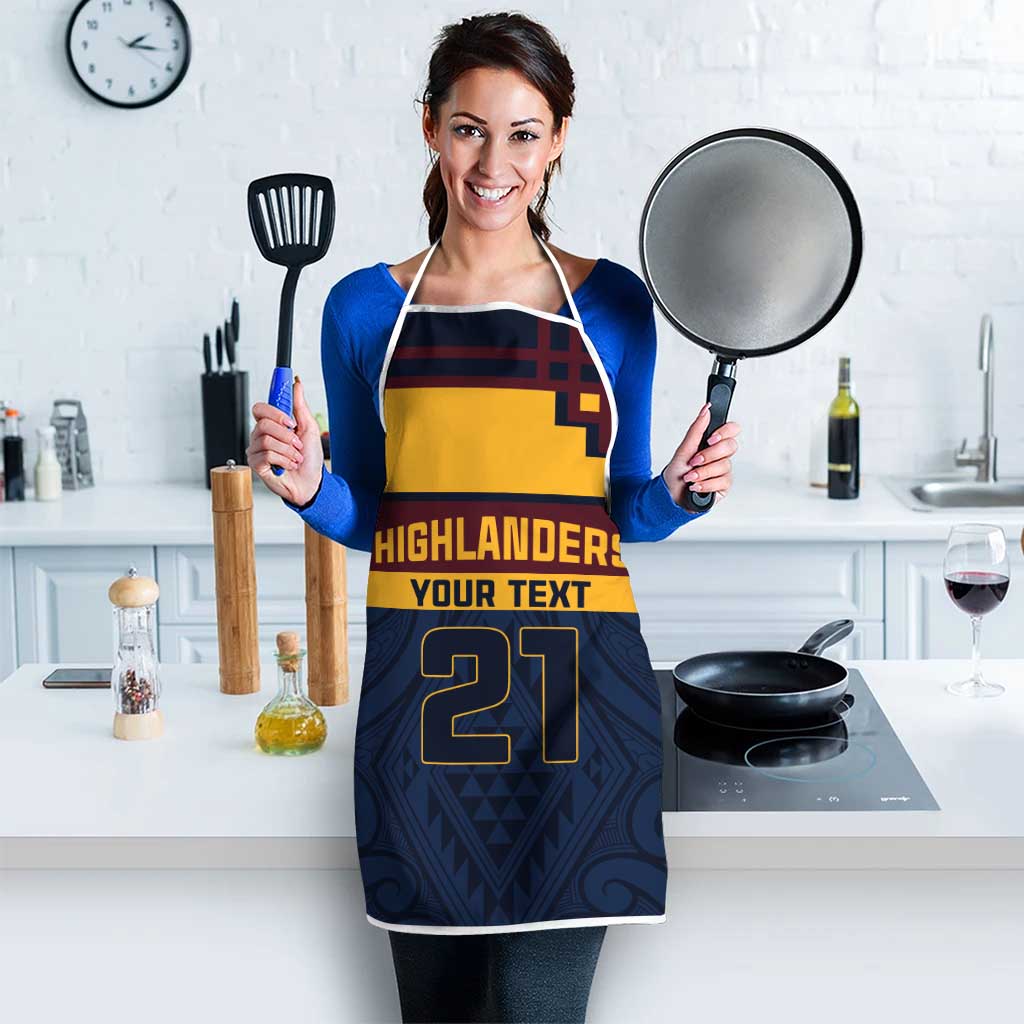 New Zealand Rugby Pacific Custom Apron Kahupeka Retro 2025 Taniko Motif - Aussie Hoodie