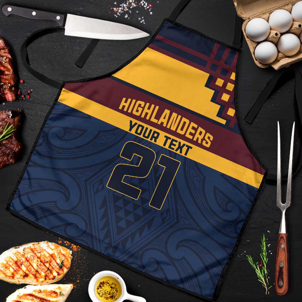 New Zealand Rugby Pacific Custom Apron Kahupeka Retro 2025 Taniko Motif - Aussie Hoodie