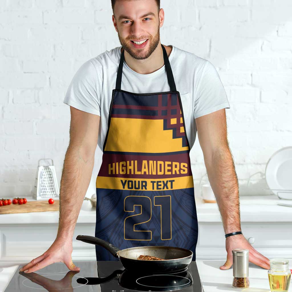New Zealand Rugby Pacific Custom Apron Kahupeka Retro 2025 Taniko Motif - Aussie Hoodie
