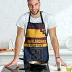 New Zealand Rugby Pacific Custom Apron Kahupeka Retro 2025 Taniko Motif - Aussie Hoodie