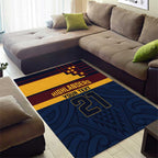 New Zealand Rugby Pacific Custom Area Rug Kahupeka Retro 2025 Taniko Motif