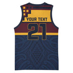 New Zealand Rugby Pacific Custom Basketball Jersey Kahupeka Retro 2025 Taniko Motif - Aussie Hoodie