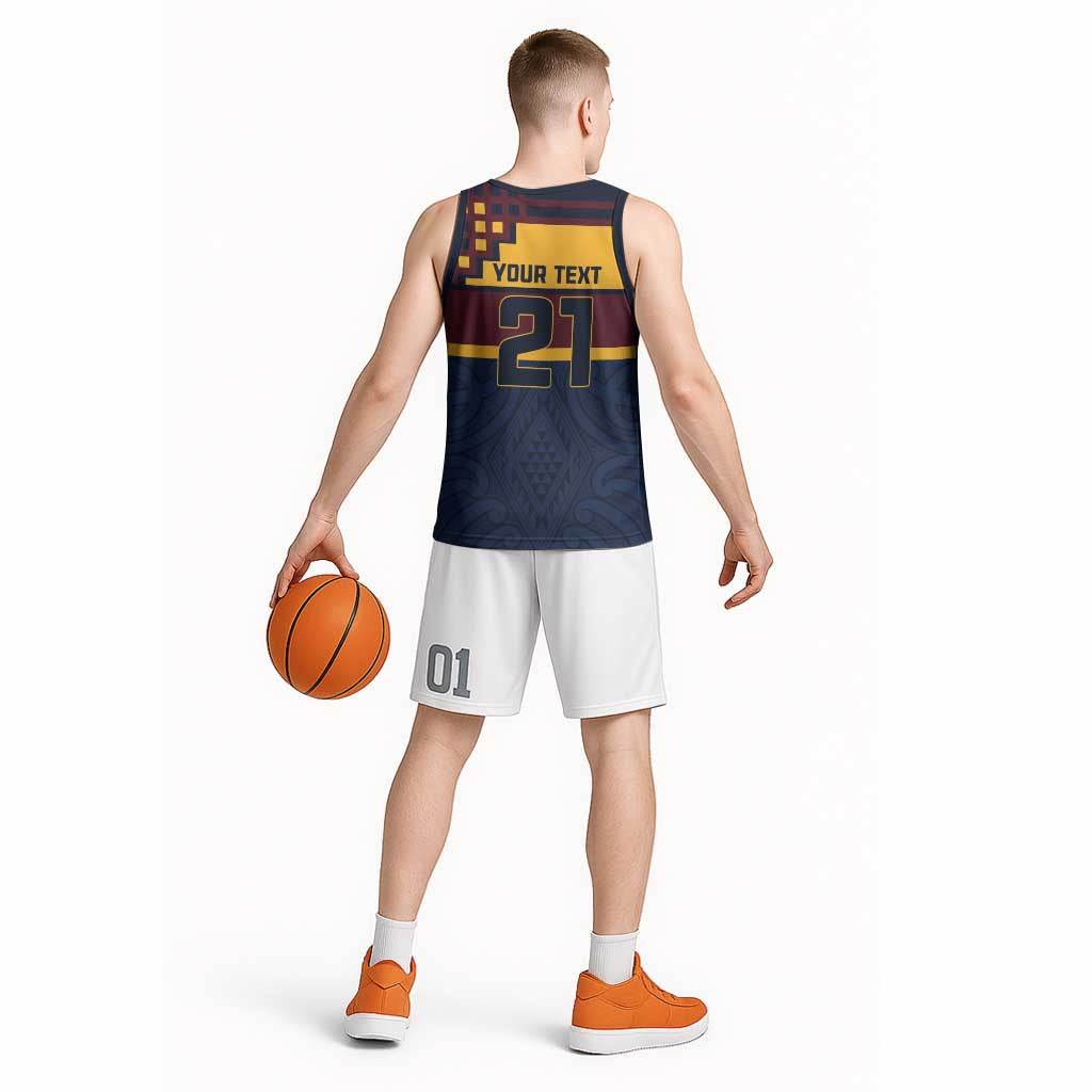 New Zealand Rugby Pacific Custom Basketball Jersey Kahupeka Retro 2025 Taniko Motif - Aussie Hoodie