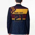 New Zealand Rugby Pacific Custom Blazer Kahupeka Retro 2025 Taniko Motif - Aussie Hoodie