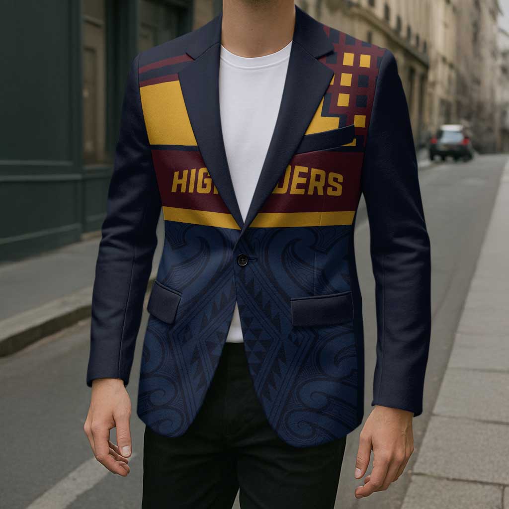 New Zealand Rugby Pacific Custom Blazer Kahupeka Retro 2025 Taniko Motif - Aussie Hoodie