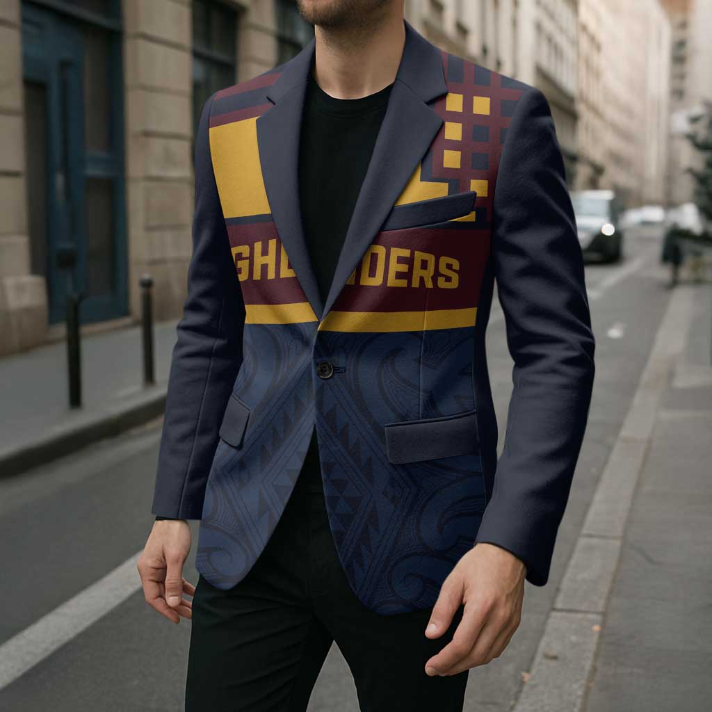 New Zealand Rugby Pacific Custom Blazer Kahupeka Retro 2025 Taniko Motif - Aussie Hoodie
