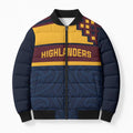 New Zealand Rugby Pacific Custom Bomber Puffer Jacket Kahupeka Retro 2025 Taniko Motif - Aussie Hoodie