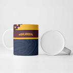 New Zealand Rugby Pacific Custom Ceramic Mug Kahupeka Retro 2025 Taniko Motif - Aussie Hoodie