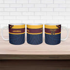 New Zealand Rugby Pacific Custom Ceramic Mug Kahupeka Retro 2025 Taniko Motif - Aussie Hoodie