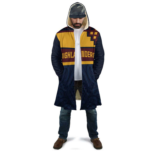 New Zealand Rugby Pacific Custom Cloak Kahupeka Retro 2025 Taniko Motif - Aussie Hoodie