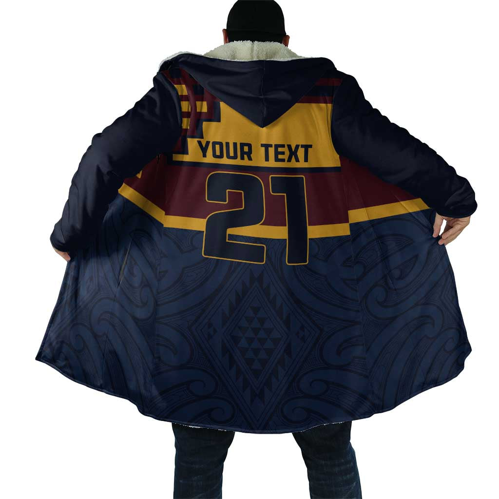 New Zealand Rugby Pacific Custom Cloak Kahupeka Retro 2025 Taniko Motif - Aussie Hoodie