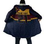 New Zealand Rugby Pacific Custom Cloak Kahupeka Retro 2025 Taniko Motif - Aussie Hoodie