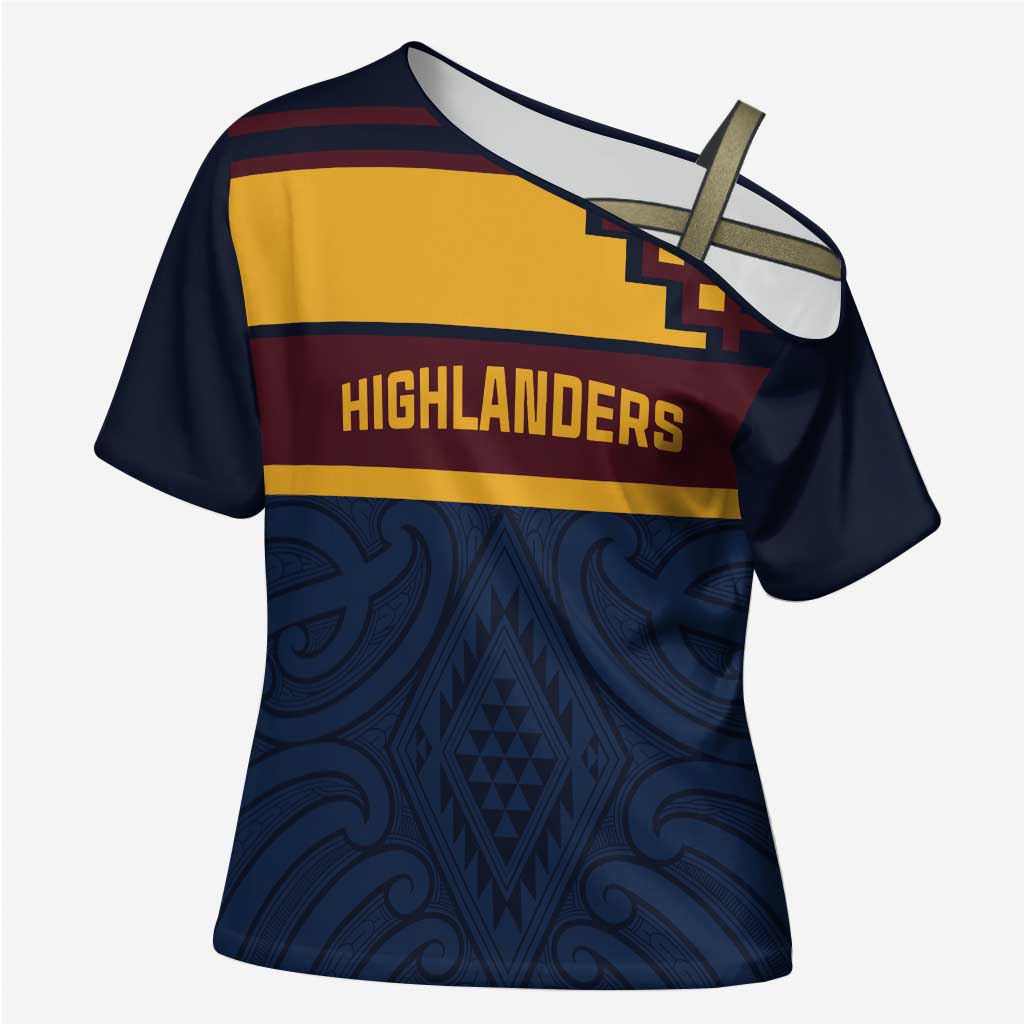 New Zealand Rugby Pacific Custom Cross Shoulder Shirt Kahupeka Retro 2025 Taniko Motif - Aussie Hoodie