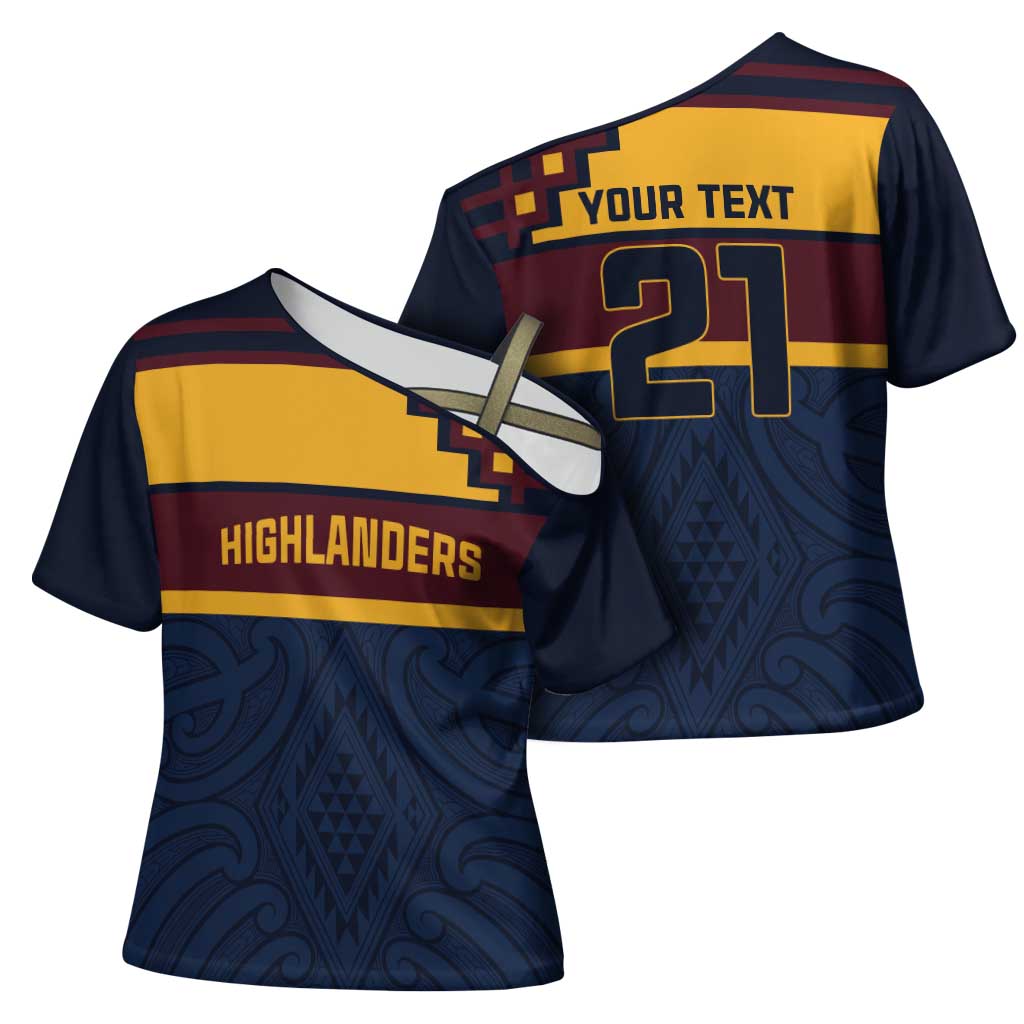 New Zealand Rugby Pacific Custom Cross Shoulder Shirt Kahupeka Retro 2025 Taniko Motif - Aussie Hoodie