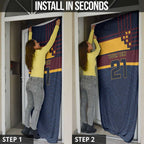 New Zealand Rugby Pacific Custom Door Cover Kahupeka Retro 2025 Taniko Motif - Aussie Hoodie