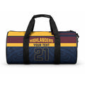 New Zealand Maori Rugby Pacific Custom Duffle Bag Kahupeka Retro 2025 Taniko Motif