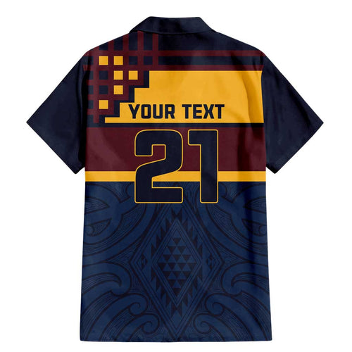 New Zealand Rugby Pacific Custom Family Matching Mermaid Dress and Hawaiian Shirt Kahupeka Retro 2025 Taniko Motif