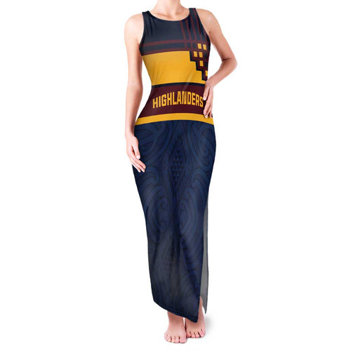 New Zealand Rugby Pacific Custom Family Matching Tank Maxi Dress and Hawaiian Shirt Kahupeka Retro 2025 Taniko Motif