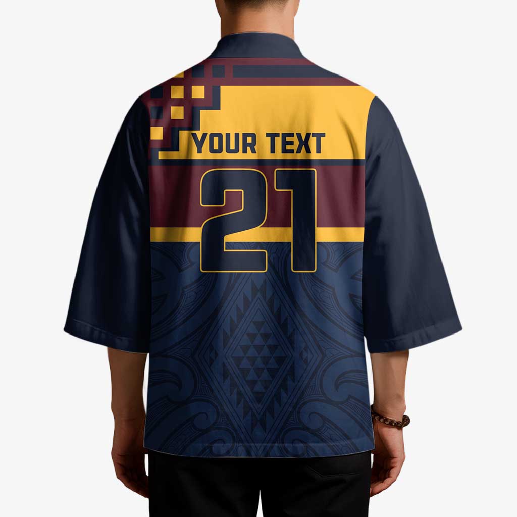 New Zealand Rugby Pacific Custom Kimono Kahupeka Retro 2025 Taniko Motif - Aussie Hoodie