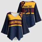 New Zealand Rugby Pacific Custom Kimono Sleeve Blouse Kahupeka Retro 2025 Taniko Motif - Aussie Hoodie