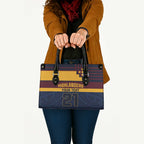 New Zealand Rugby Pacific Custom Leather Bag Kahupeka Retro 2025 Taniko Motif - Aussie Hoodie