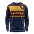 New Zealand Rugby Pacific Custom Long Sleeve Shirt Kahupeka Retro 2025 Taniko Motif