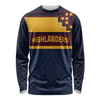 New Zealand Rugby Pacific Custom Long Sleeve Shirt Kahupeka Retro 2025 Taniko Motif
