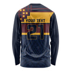 New Zealand Rugby Pacific Custom Long Sleeve Shirt Kahupeka Retro 2025 Taniko Motif