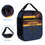 New Zealand Maori Rugby Pacific Custom Lunch Bag Kahupeka Retro 2025 Taniko Motif