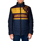 New Zealand Rugby Pacific Custom Padded Jacket Kahupeka Retro 2025 Taniko Motif - Aussie Hoodie