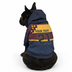 New Zealand Maori Rugby Pacific Custom Pet Hoodie Kahupeka Retro 2025 Taniko Motif