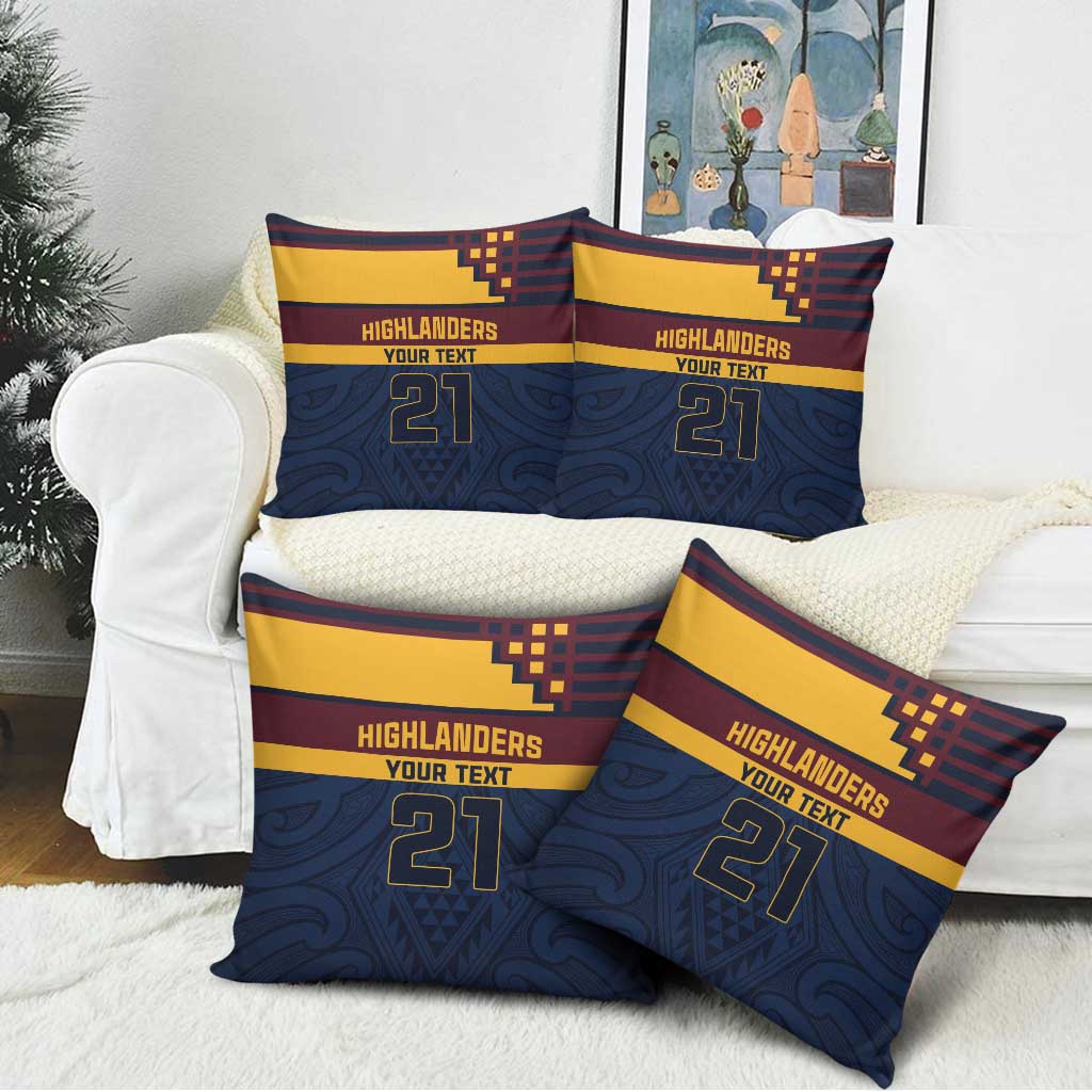 New Zealand Rugby Pacific Custom Pillow Cover Kahupeka Retro 2025 Taniko Motif - Aussie Hoodie