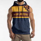 New Zealand Rugby Pacific Custom Sleeveless Hoodie Kahupeka Retro 2025 Taniko Motif - Aussie Hoodie