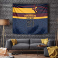 New Zealand Rugby Pacific Custom Tapestry Kahupeka Retro 2025 Taniko Motif