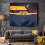 New Zealand Rugby Pacific Custom Tapestry Kahupeka Retro 2025 Taniko Motif