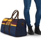 New Zealand Rugby Pacific Custom Travel Bag Kahupeka Retro 2025 Taniko Motif - Aussie Hoodie