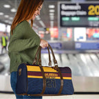 New Zealand Rugby Pacific Custom Travel Bag Kahupeka Retro 2025 Taniko Motif - Aussie Hoodie
