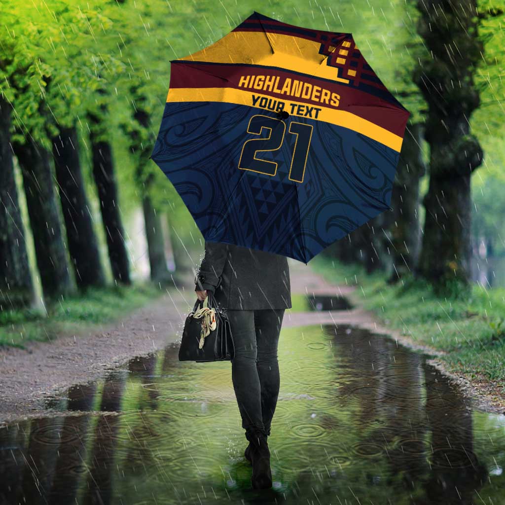 New Zealand Rugby Pacific Custom Umbrella Kahupeka Retro 2025 Taniko Motif - Aussie Hoodie