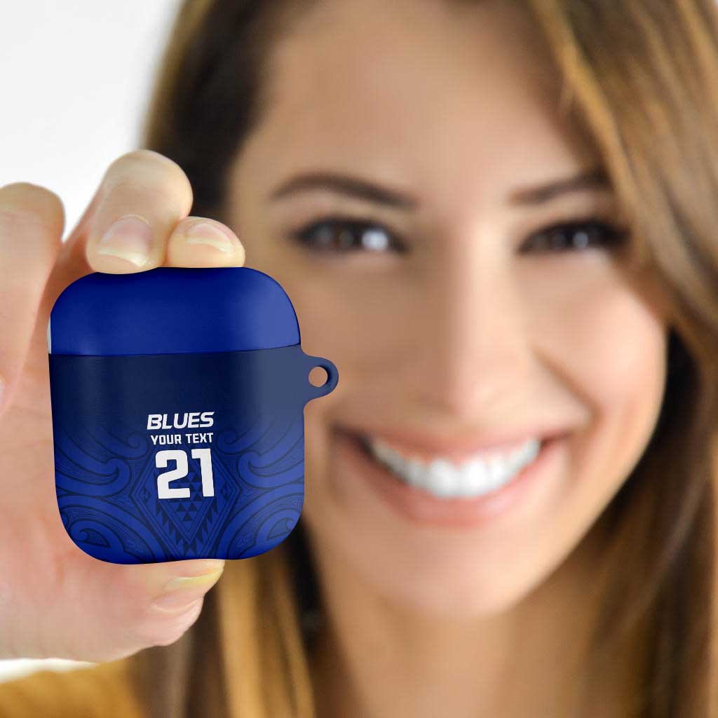 New Zealand Rugby Pacific Custom AirPods Case Kahurangi Auckland All Blue - Aussie Hoodie