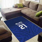 New Zealand Rugby Pacific Custom Area Rug Kahurangi Auckland All Blue