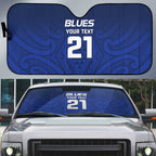 New Zealand Rugby Pacific Custom Auto Sun Shade Kahurangi Auckland All Blue - Aussie Hoodie