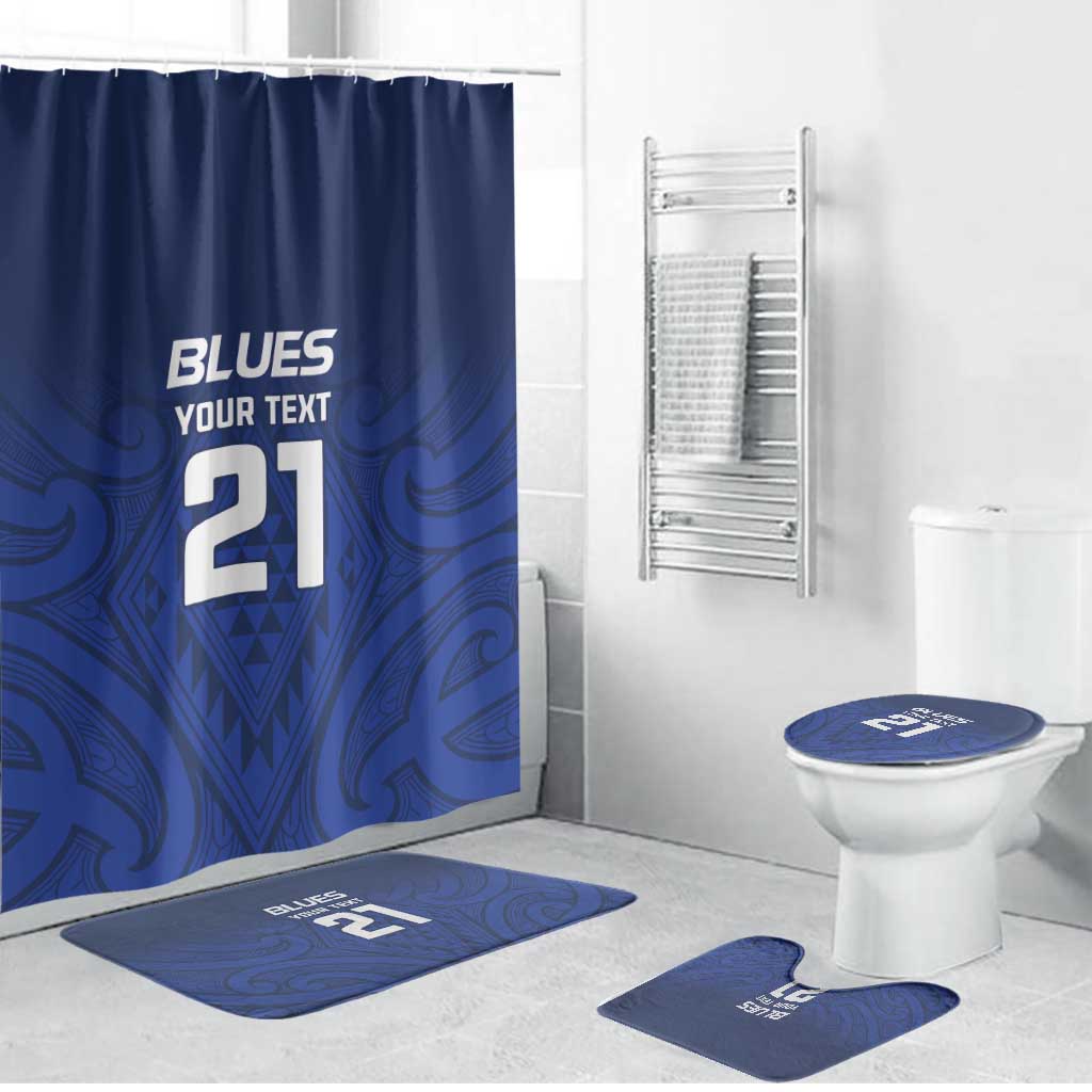 New Zealand Rugby Pacific Custom Bathroom Set Kahurangi Auckland All Blue - Aussie Hoodie