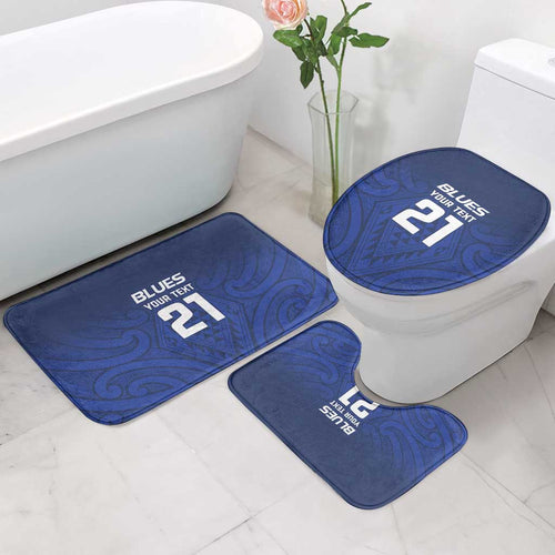 New Zealand Rugby Pacific Custom Bathroom Set Kahurangi Auckland All Blue - Aussie Hoodie
