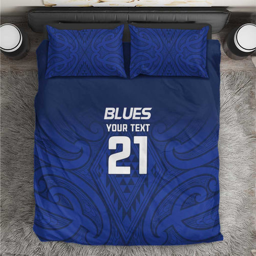 New Zealand Rugby Pacific Custom Bedding Set Kahurangi Auckland All Blue