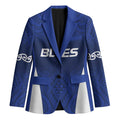 New Zealand Rugby Pacific Custom Blazer Kahurangi Auckland All Blue - Aussie Hoodie