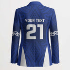 New Zealand Rugby Pacific Custom Blazer Kahurangi Auckland All Blue - Aussie Hoodie