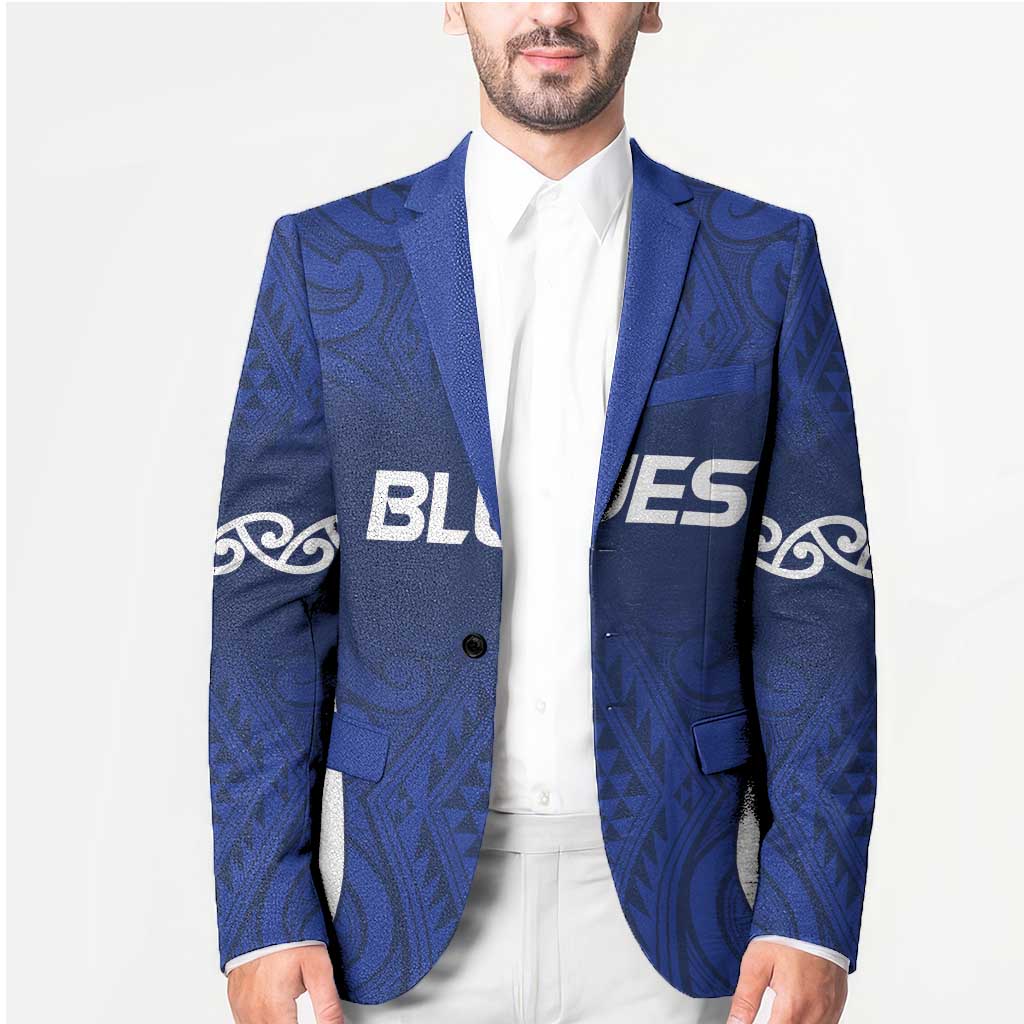 New Zealand Rugby Pacific Custom Blazer Kahurangi Auckland All Blue - Aussie Hoodie